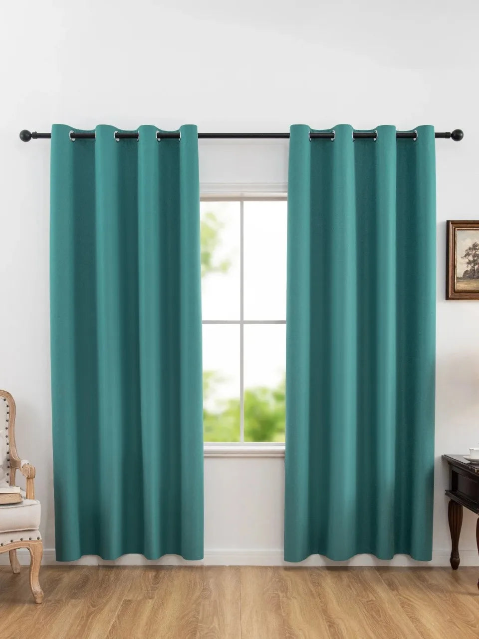 FamilyHomeDecor™ Easy Sliding Curtains Total Blackout