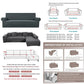 FamilyHomeDecor™ Machine Washable Elastic Stretch Couch Cover