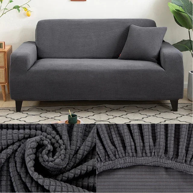 FamilyHomeDecor™ Machine Washable Elastic Stretch Couch Cover
