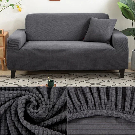 FamilyHomeDecor™ Machine Washable Elastic Stretch Couch Cover