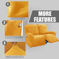 FamilyHomeDecor™ Recliner Elastic Velvet Sofa Slipcover