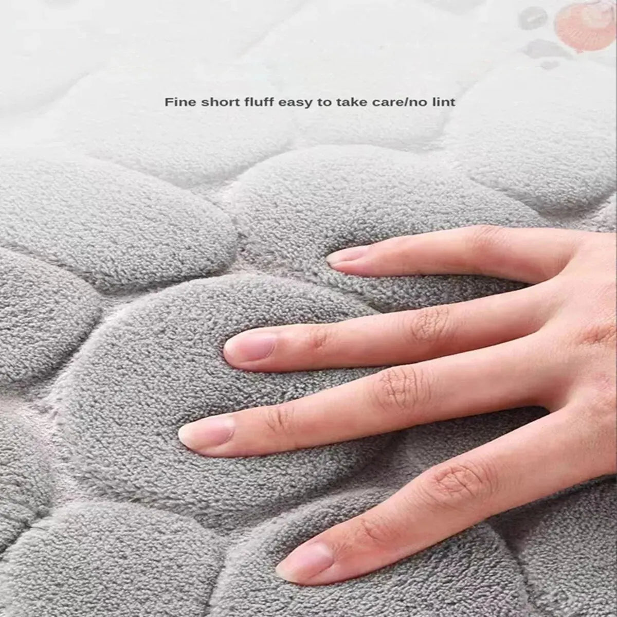 FamilyHomeDecor™ Chic Cobblestone Kitchen Mat