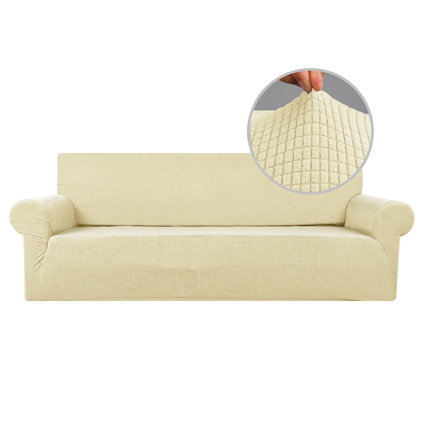 FamilyHomeDecor™ Machine Washable Elastic Stretch Couch Cover