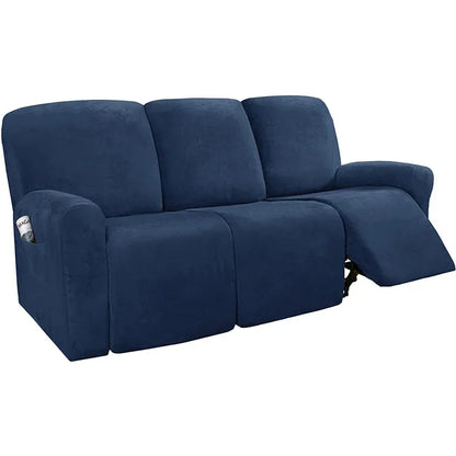 FamilyHomeDecor™ Recliner Elastic Velvet Sofa Slipcover