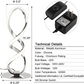 FamilyHomeDecor™ Helix Shaped 3 Color Dimmable Desk Lamp