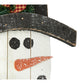 Pier 1 Amish Handmade Snowman Porch Sign