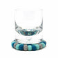 Felt Ball Coasters: 4-Pack, Chakra Light Blues