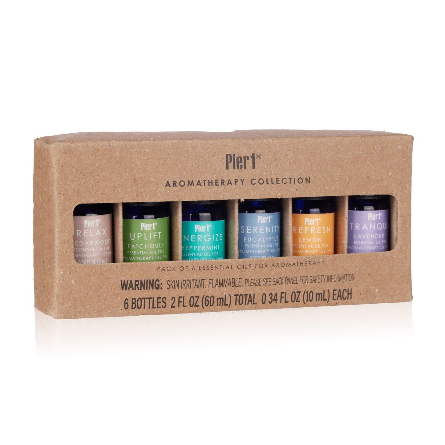 Pier 1 Aromatherapy Set of 6 Essential Oils