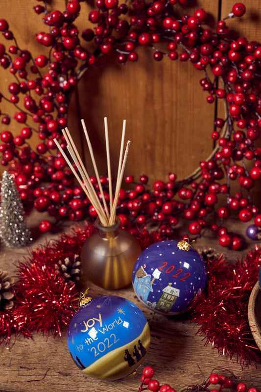 Pier 1 Li Bien Joy To The World Ornament 2022