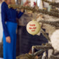 Pier 1 Li Bien Happy Holidays Floral Ornament 2022