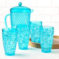 Pier 1 Emma Aqua Acrylic 2.5QT Beverage Pitcher - Pier 1
