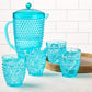 Pier 1 Emma Aqua Acrylic 2.5QT Beverage Pitcher - Pier 1