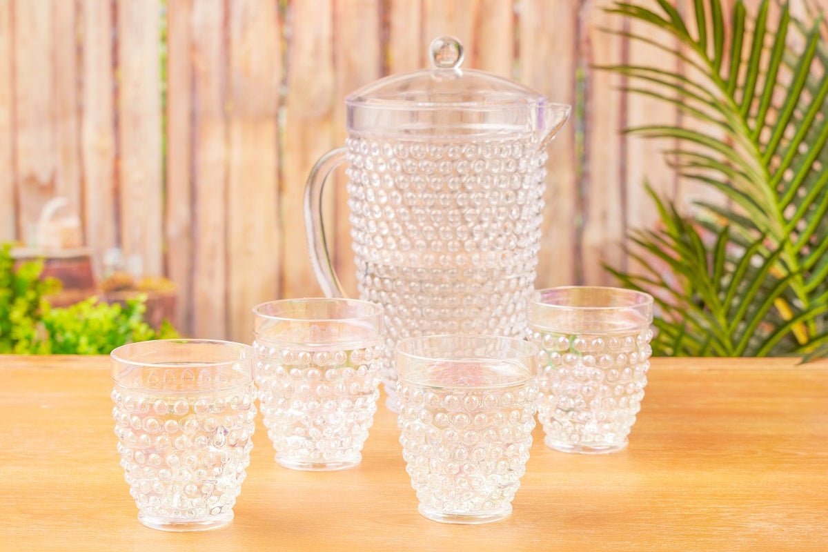Pier 1 Emma Clear Acrylic 13 oz Drinking Glasses, Set of 4 - Pier 1