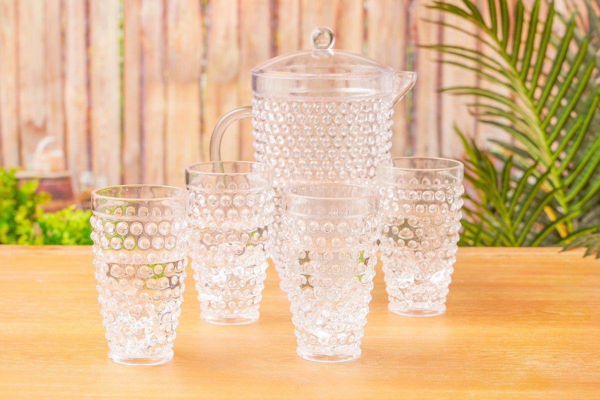 Pier 1 Emma Clear Acrylic 2.5 QT Beverage Pitcher - Pier 1