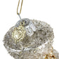 Pier 1 Silver Snowman with Lantern Glass Christmas Ornament - Pier 1